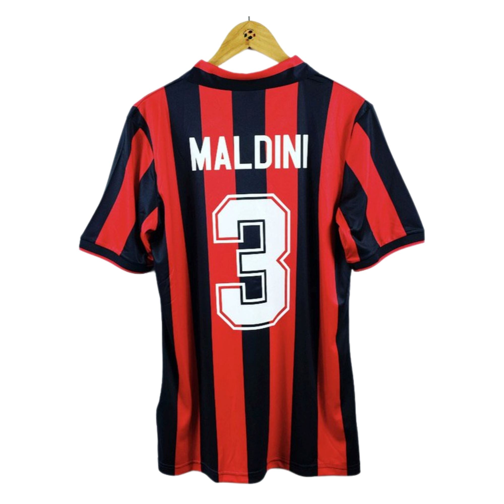 1993/94 AC Milan Home Jersey Maldini #3 - Retro Soccer Jersey