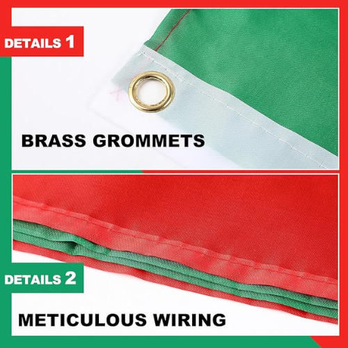 Italian Flag X-Large 3 x 5ft - Sports Apparel