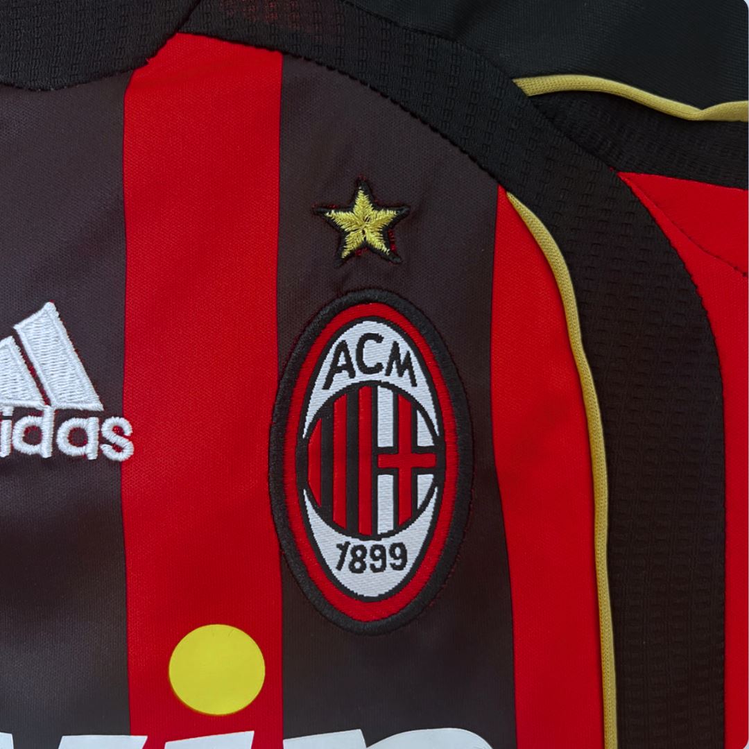 AC Milan 2006/07 Home Jersey Kids - Retro Soccer Jersey