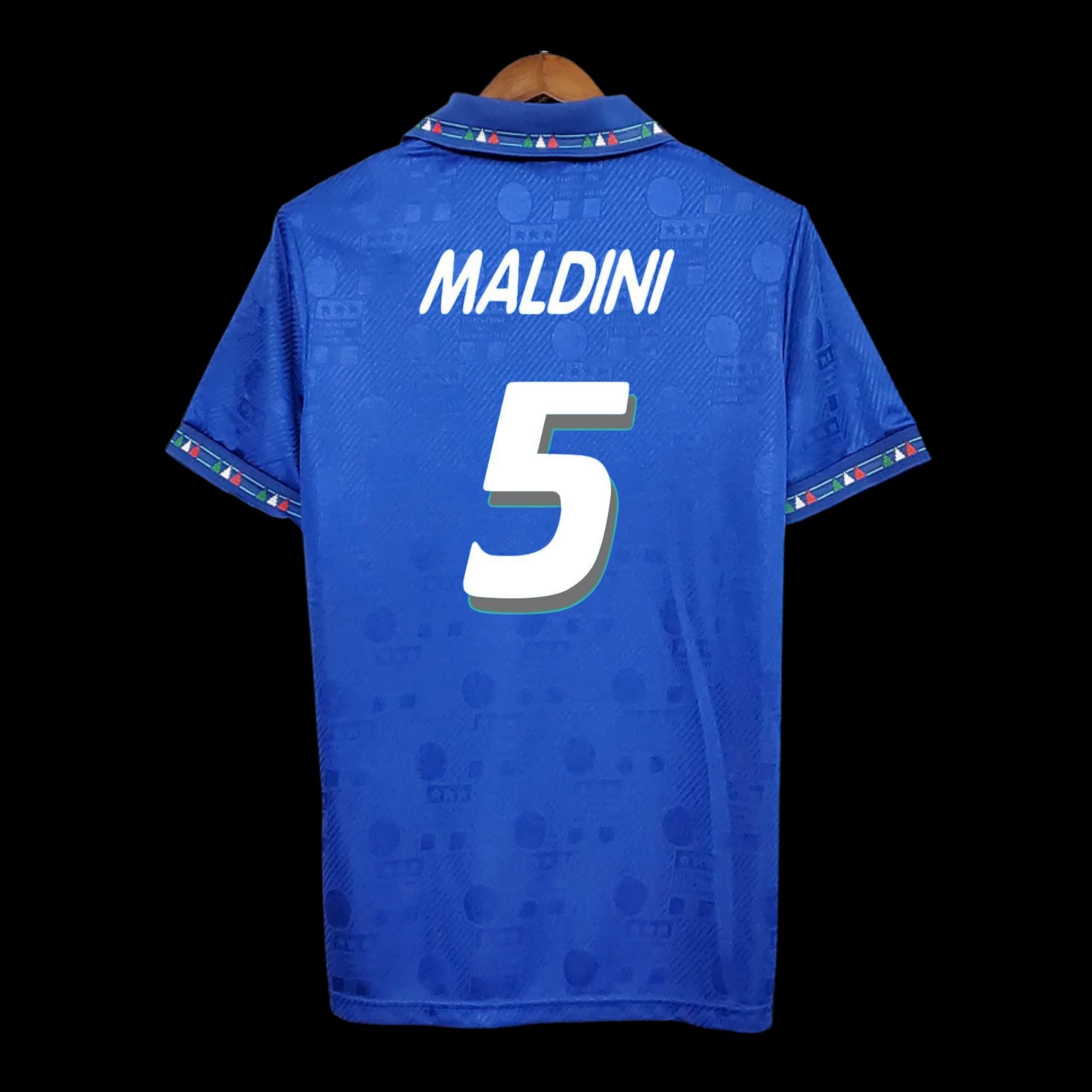 1994/95 Italy Home Jersey Maldini #5 - Retro Soccer Jersey