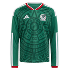 Mexico 2026 Youth Long Sleeve Home Stadium Jersey - Soccer Jersey