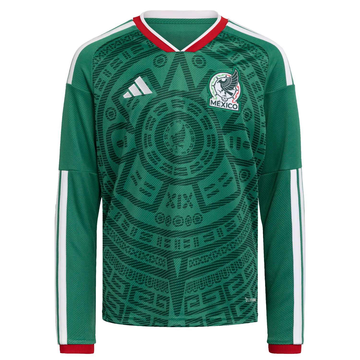 Mexico 2026 Youth Long Sleeve Home Stadium Jersey - Soccer Jersey