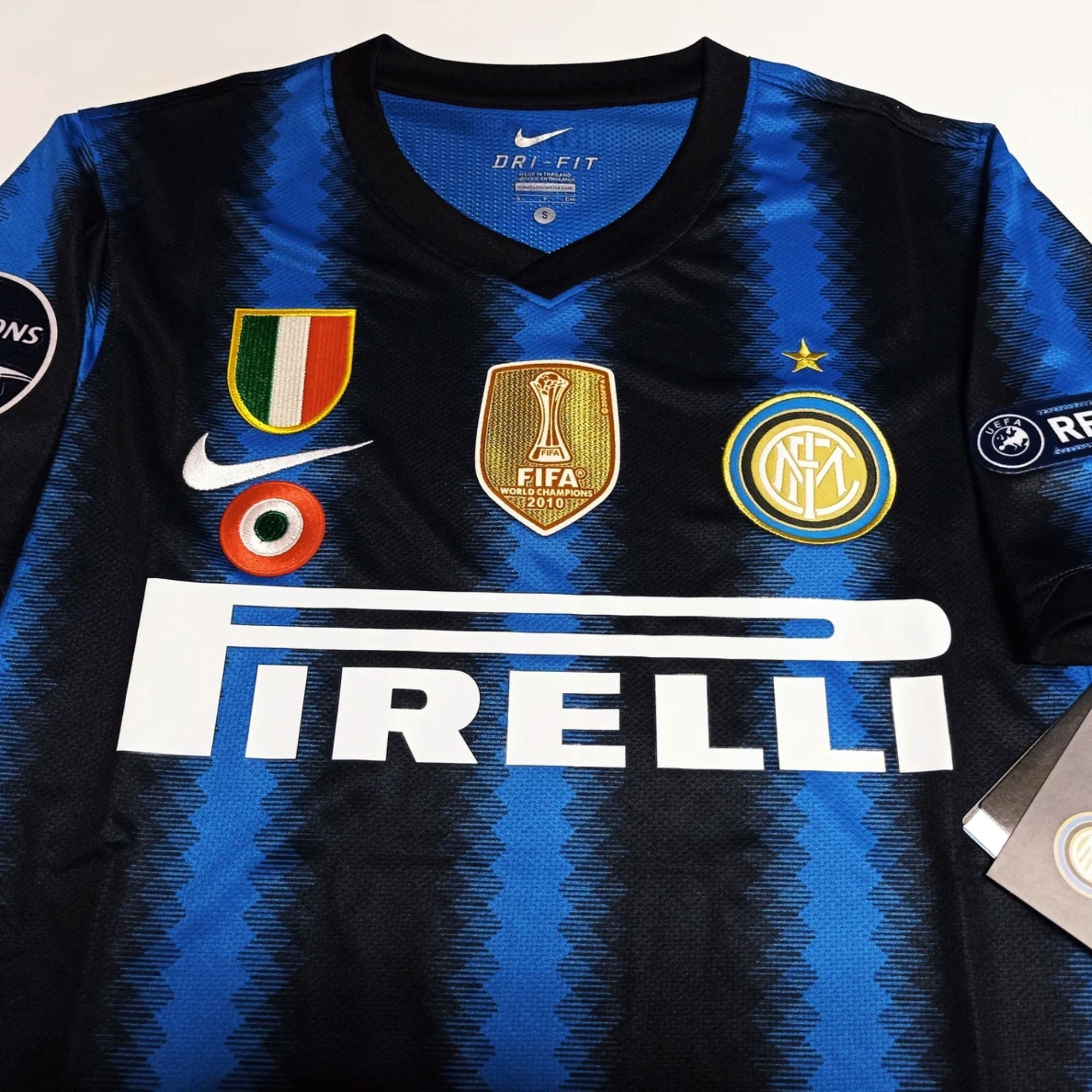 2010/11 Inter Milan Home Jersey with full patches - Retro Soccer Jersey