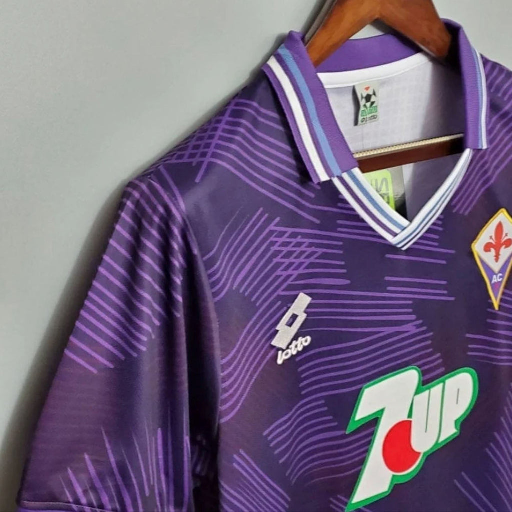 1992/93 Fiorentina Home Jersey - Retro Soccer Jersey