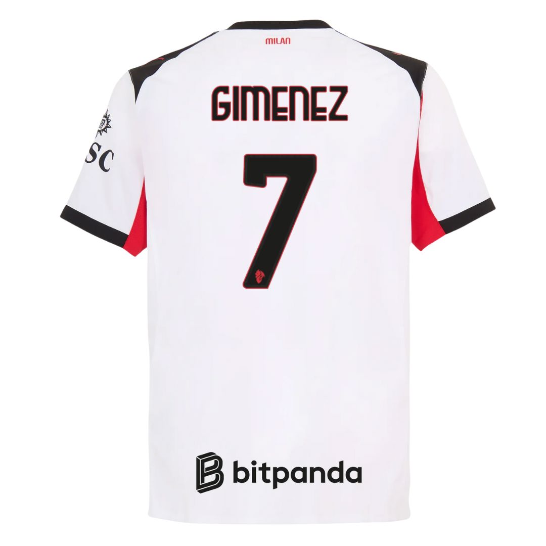 AC Milan Away Jersey 2025/26 – Authentic - Retro Soccer Jersey