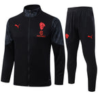 AC Milan 2025/26 Black Training Tracksuit - Retro Tracksuit