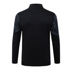 AC Milan 2025/26 Black Training Tracksuit - Retro Tracksuit