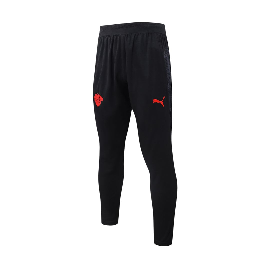 AC Milan 2025/26 Black Training Tracksuit - Retro Tracksuit