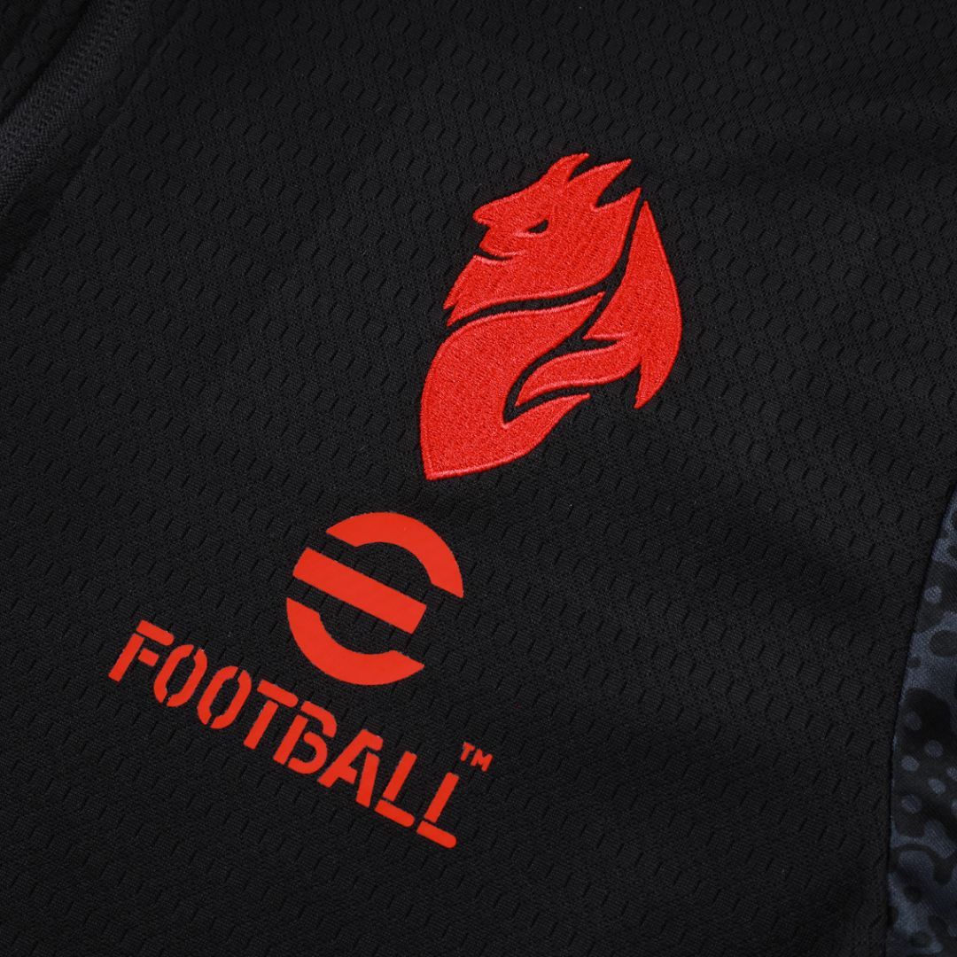 AC Milan 2025/26 Black Training Tracksuit - Retro Tracksuit