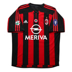 2003/04 AC Milan Home Jersey - Retro Soccer Jersey