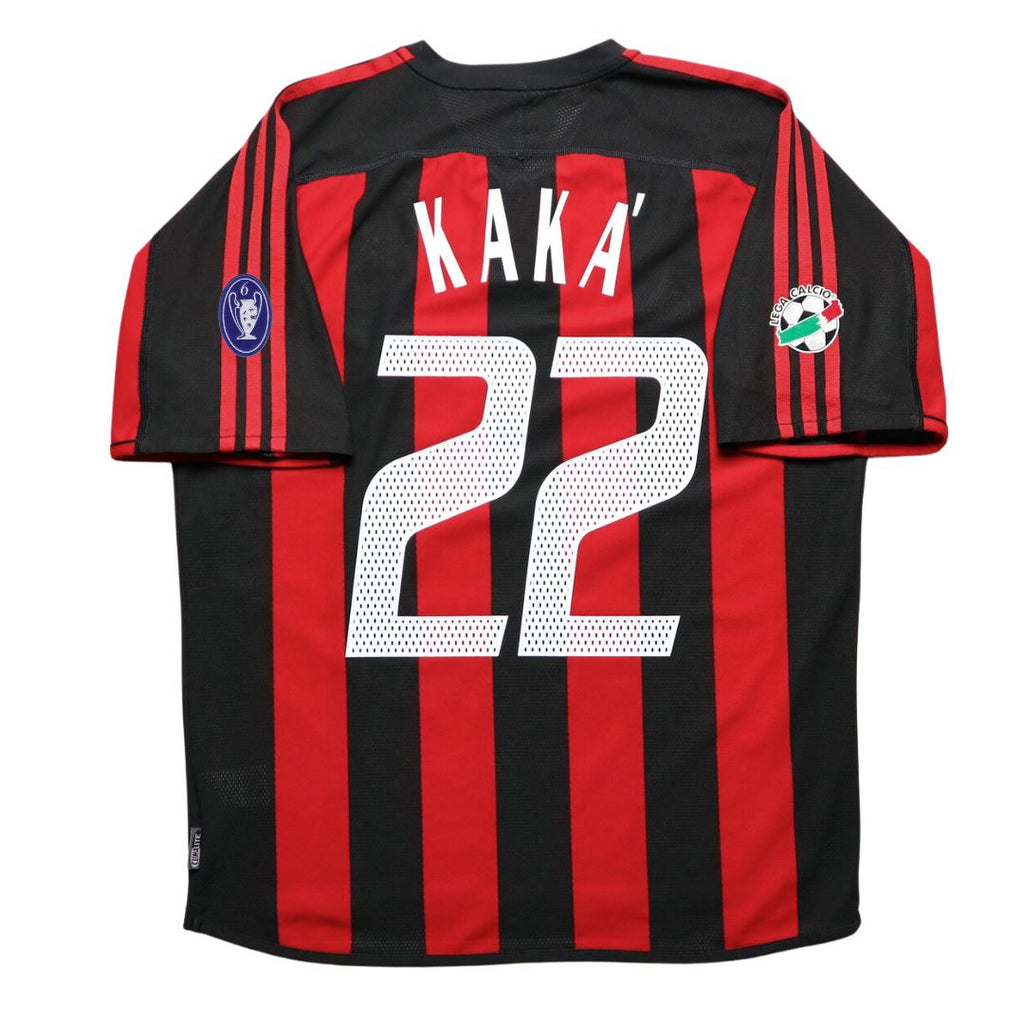 2003/04 AC Milan Home Jersey - Retro Soccer Jersey