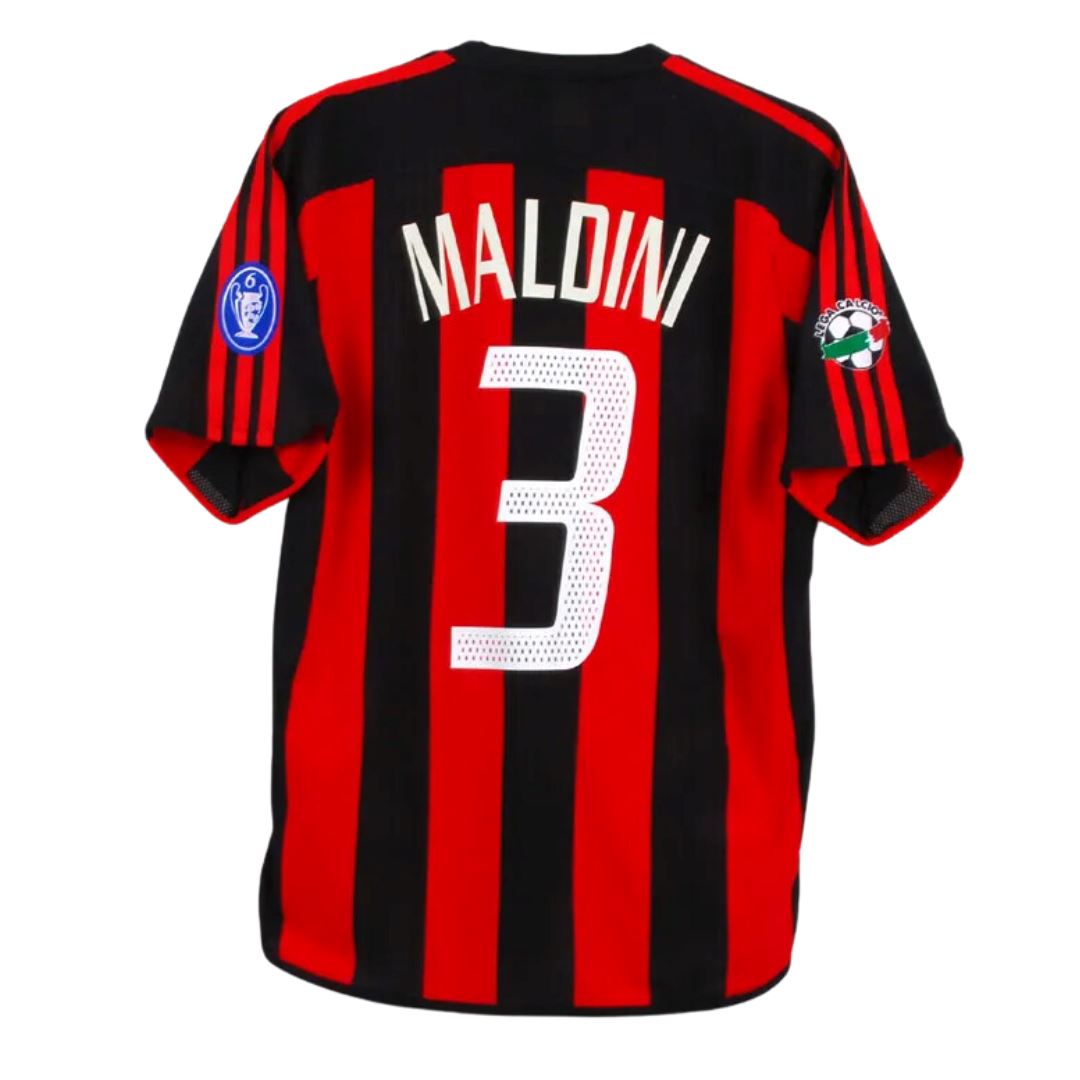 2003/04 AC Milan Home Jersey - Retro Soccer Jersey