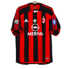 2003/04 AC Milan Home Jersey - Retro Soccer Jersey