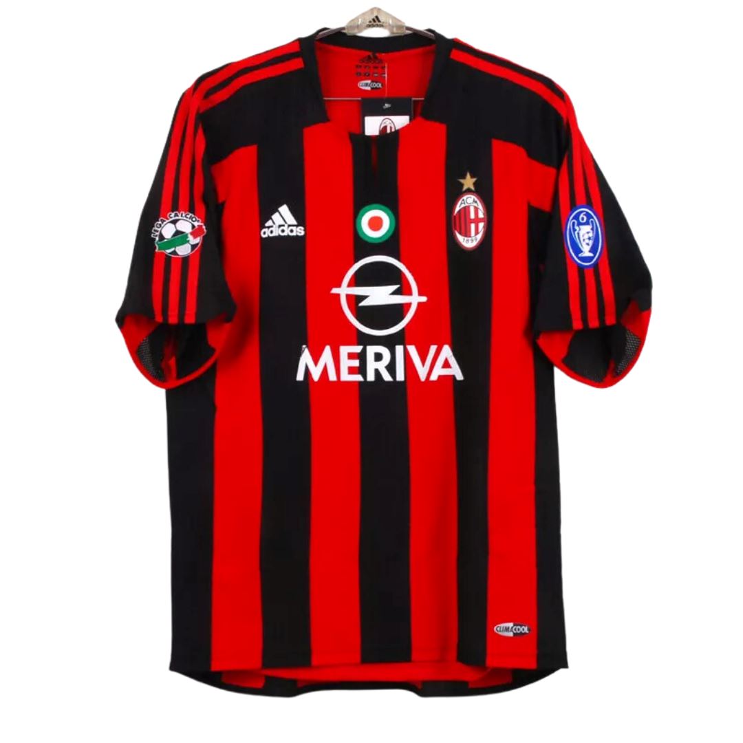 2003/04 AC Milan Home Jersey - Retro Soccer Jersey