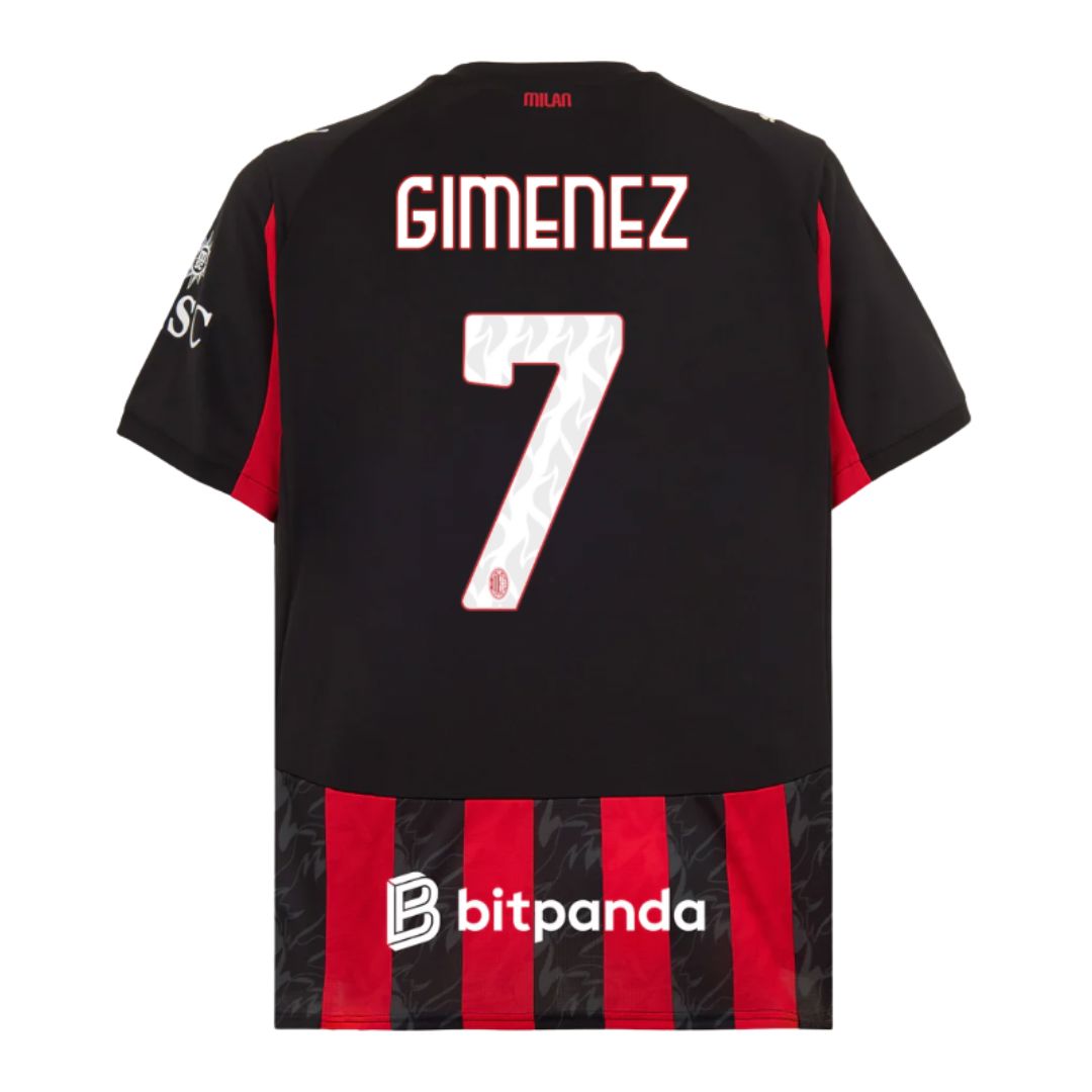 AC Milan 25/26 Home Jersey - Retro Soccer Jersey