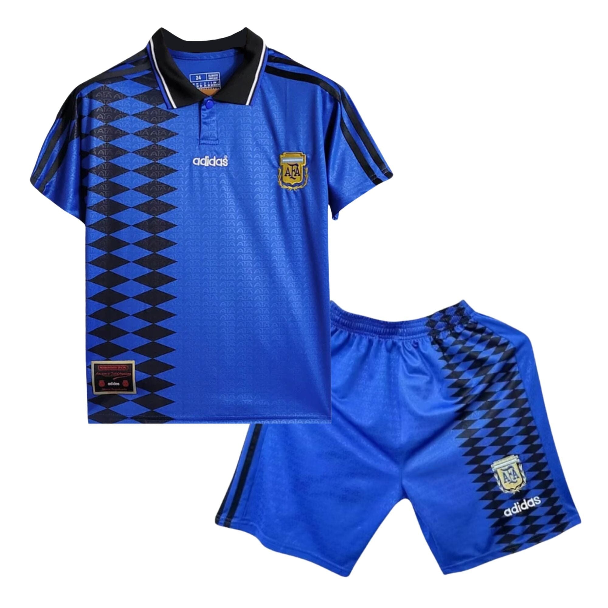 ARGENTINA 1994 AWAY JERSEY KIDS RETRO EDITION - Retro Soccer Jersey