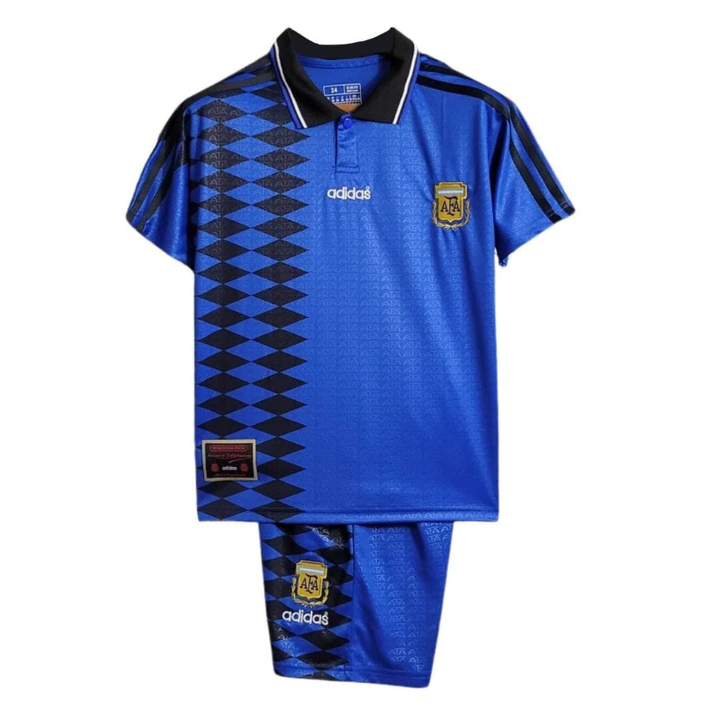 ARGENTINA 1994 AWAY JERSEY KIDS RETRO EDITION - Retro Soccer Jersey