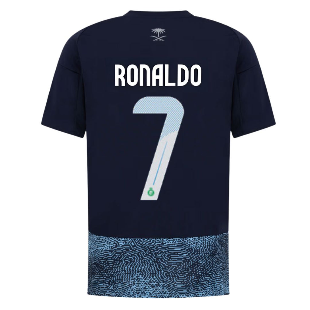 Al Nassr Away Jersey 25/26 - Ronaldo 7 - Retro Soccer Jersey
