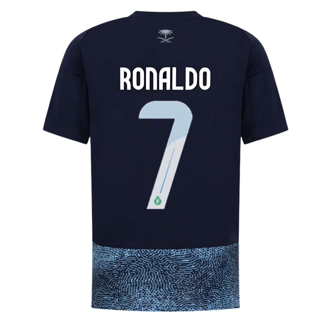 Al Nassr Away Jersey 25/26 - Ronaldo 7 - Retro Soccer Jersey