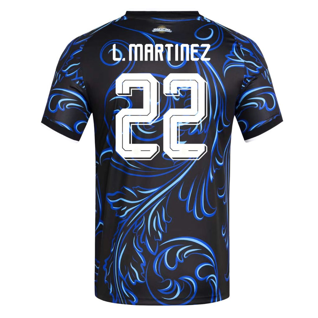 Argentina 2026 Away Authentic Jersey – Lautaro Martinez 22 - Retro Soccer Jersey