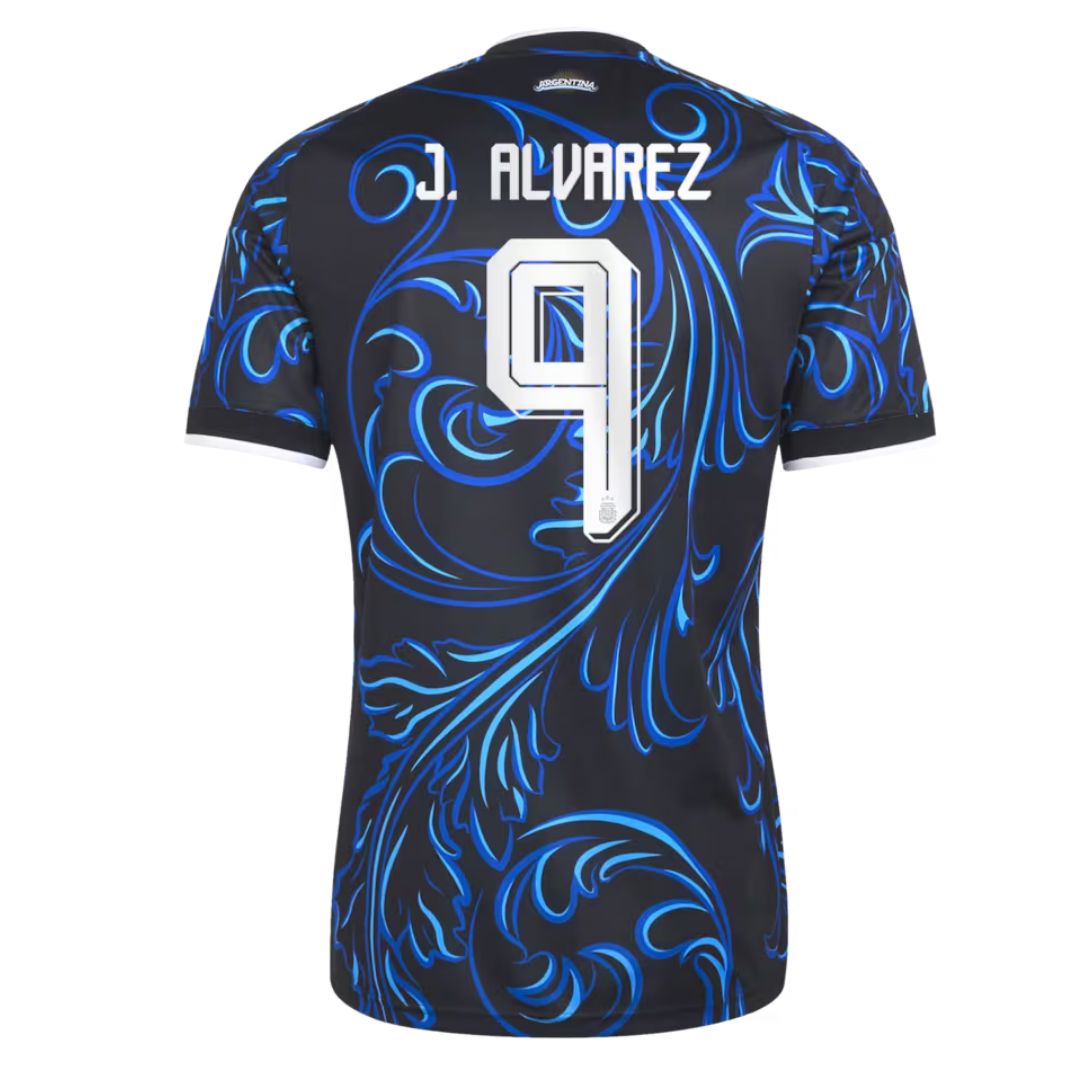 Argentina 2026 Away Jersey – Álvarez 9 - Retro Soccer Jersey