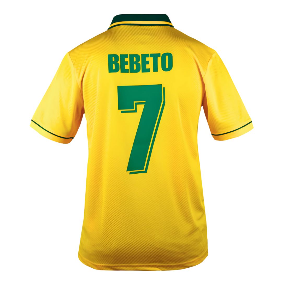 1994 BRAZIL HOME JERSEY - Retro Soccer Jersey