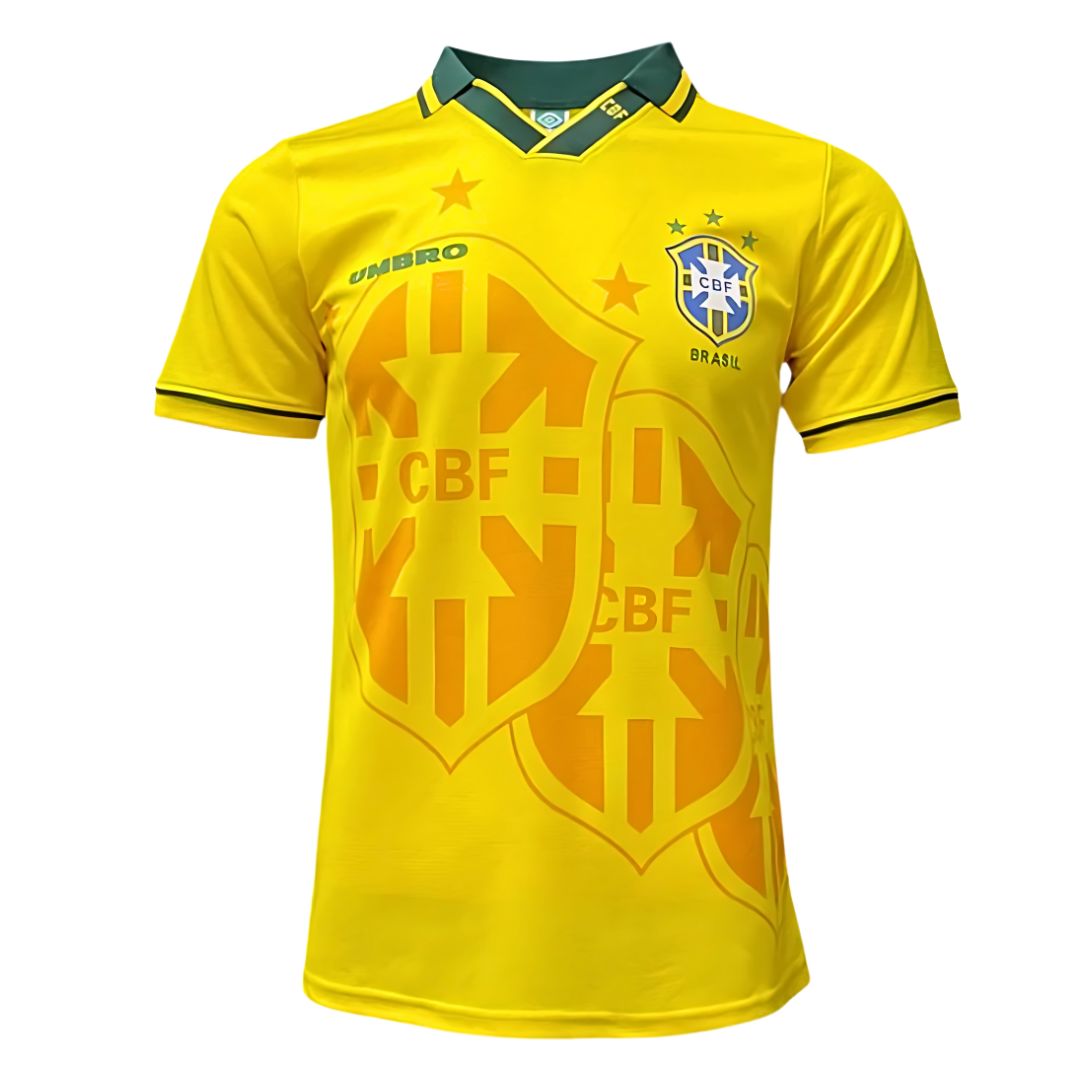 1994 BRAZIL HOME JERSEY - Retro Soccer Jersey