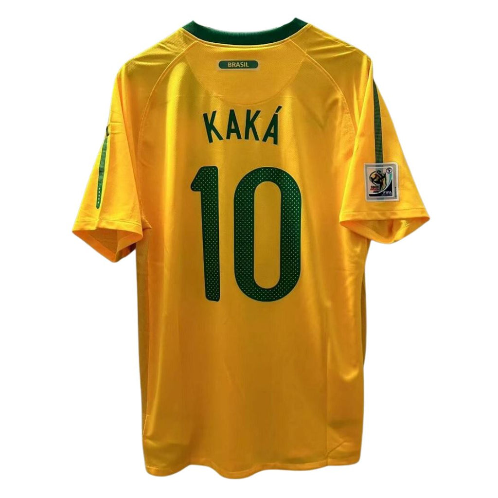 2010 Brazil Home Jersey Kaka 10 - Retro Soccer Jersey