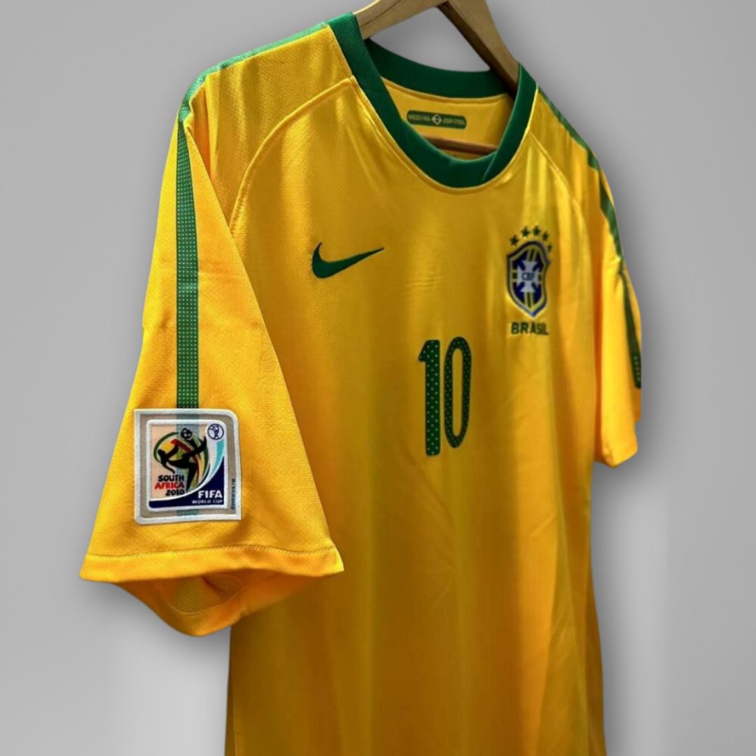 2010 Brazil Home Jersey Kaka 10 - Retro Soccer Jersey
