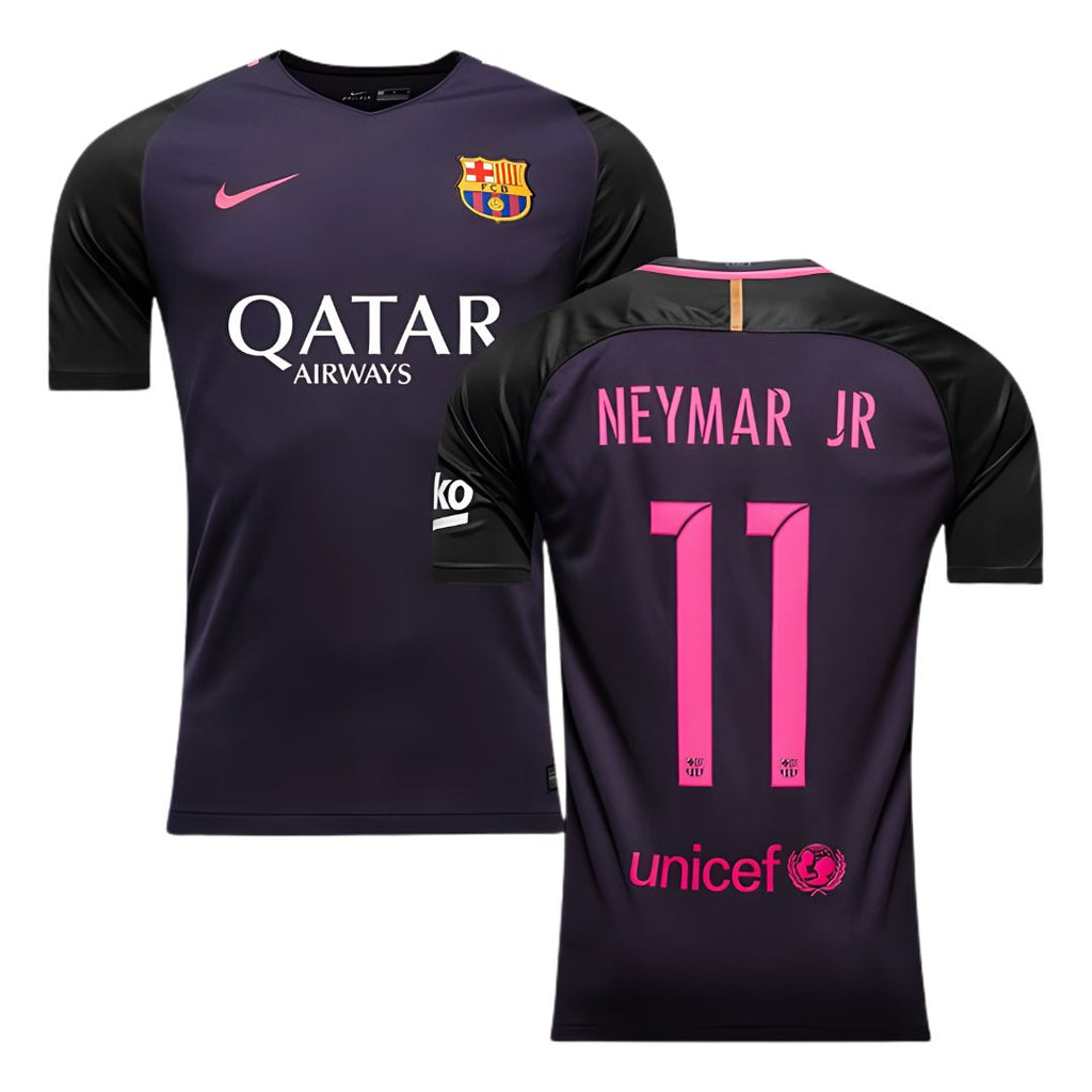 FC Barcelona 2015/16 Away Jersey Neymar Jr #11 - Retro Soccer Jersey