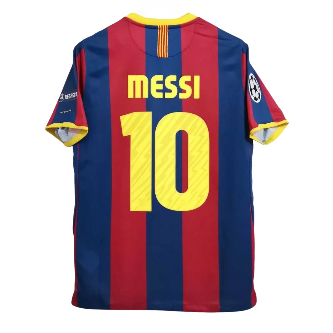 Barcelona FC 2010/11 Champions League Final Jersey Messi 10 - Retro Soccer Jersey