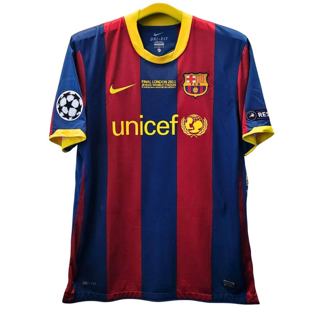 Barcelona FC 2010/11 Champions League Final Jersey Messi 10 - Retro Soccer Jersey