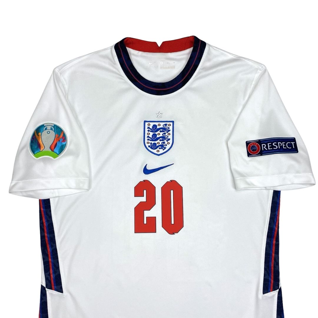 England 2020 European Championship Home Jersey - Retro Soccer Jersey