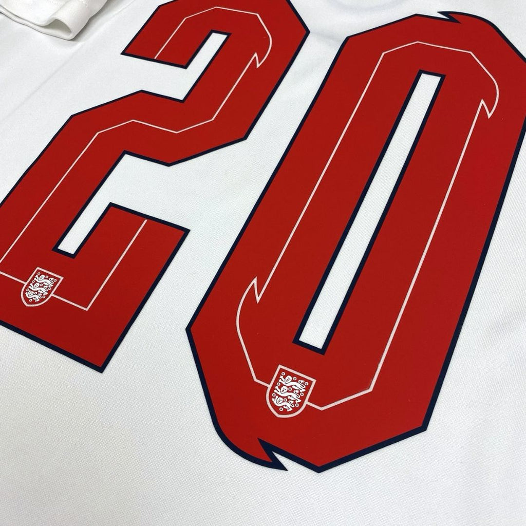 England 2020 European Championship Home Jersey - Retro Soccer Jersey