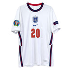 England 2020 European Championship Home Jersey - Retro Soccer Jersey