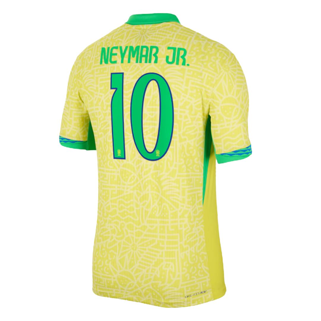 Brazil Home Jersey 24/25 Neymar #10 - Retro Soccer Jersey