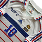 France 1998 World Cup Away Jersey Zidane 10 - Retro Soccer Jersey