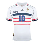 France 1998 World Cup Away Jersey Zidane 10 - Retro Soccer Jersey