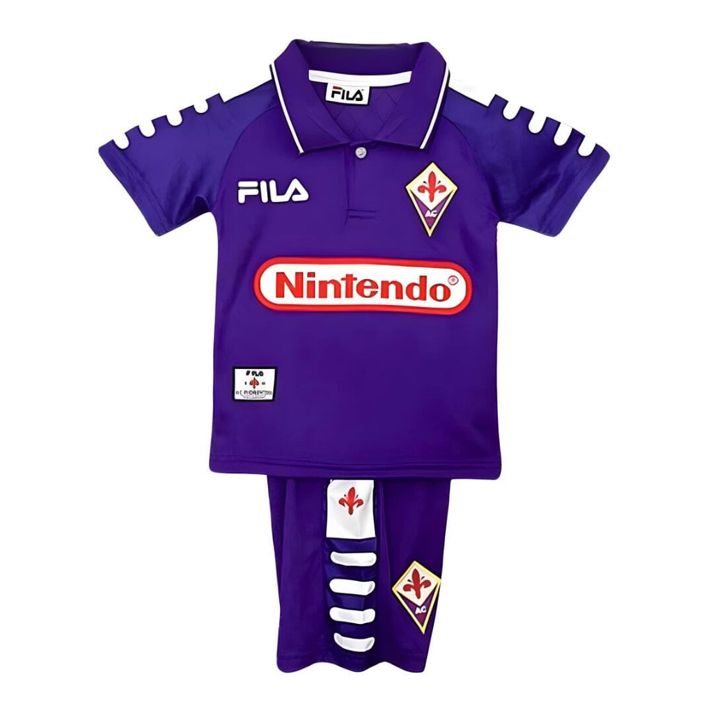 Fiorentina 1998 Home Jersey Kids Retro - Retro Soccer Jersey
