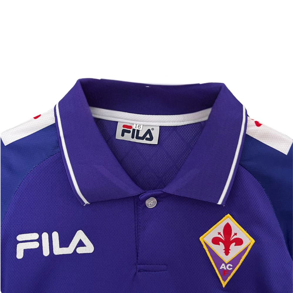 Fiorentina 1998 Home Jersey Kids Retro - Retro Soccer Jersey