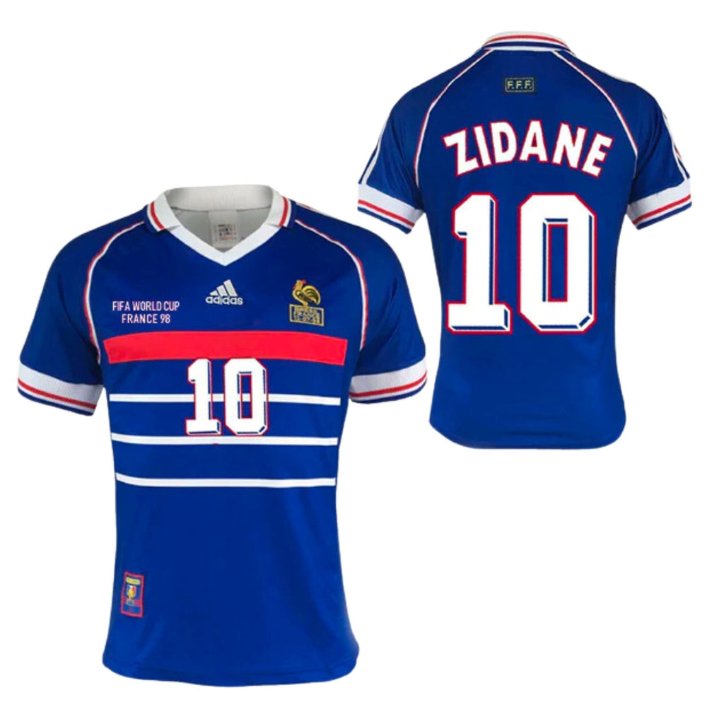 France 1998 World Cup Jersey Zidane - Retro Soccer Jersey