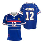 France 1998 World Cup Jersey Henry 12 - Retro Soccer Jersey