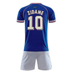 France 98 Kids Retro Zidane 10 - Sports Apparel