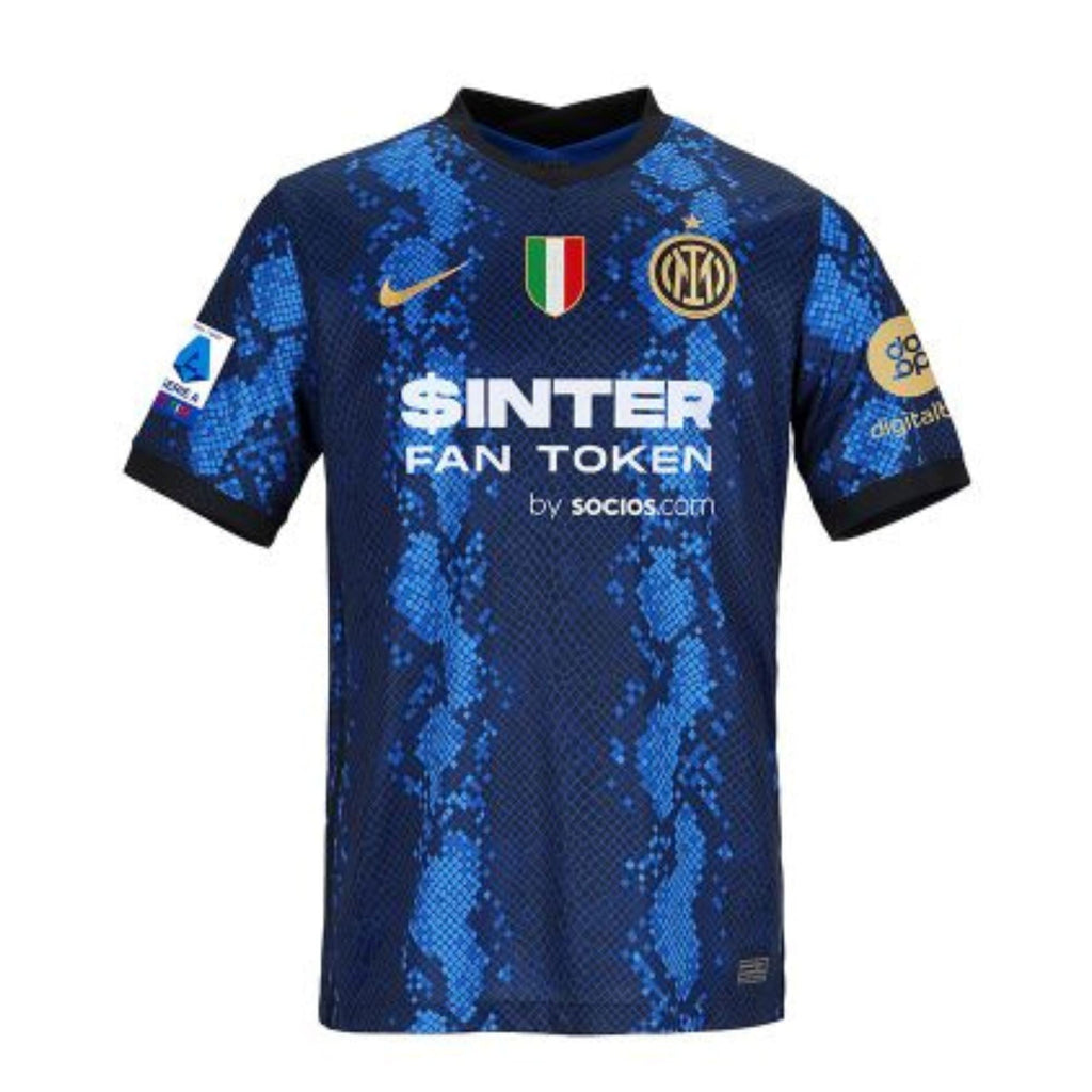 Inter Milan Home Jersey 21/22 with patches - Retro Soccer Jersey