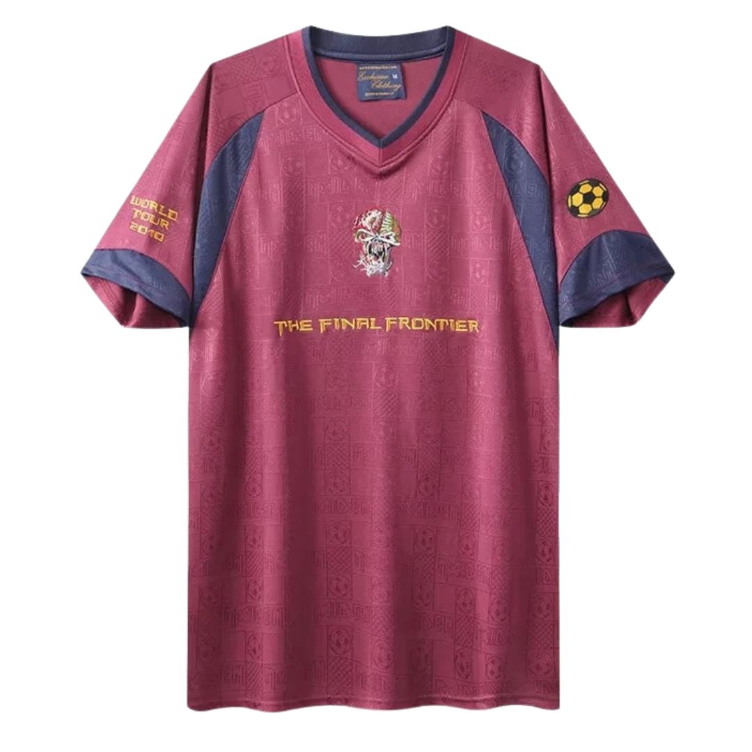 Iron Maiden X West Ham 2010 Away Shirt - Retro Soccer Jersey