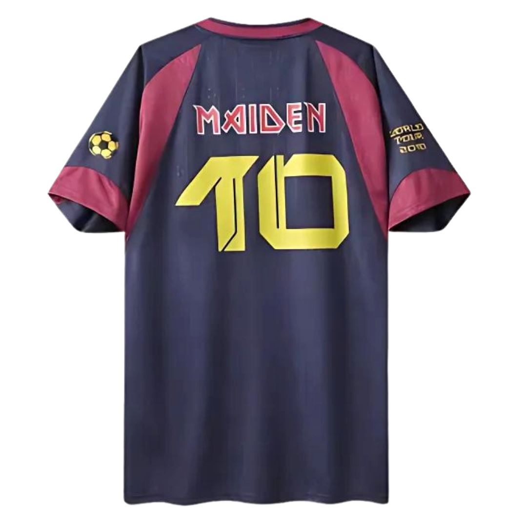 Iron Maiden X West Ham 2010 Home Shirt - Retro Soccer Jersey