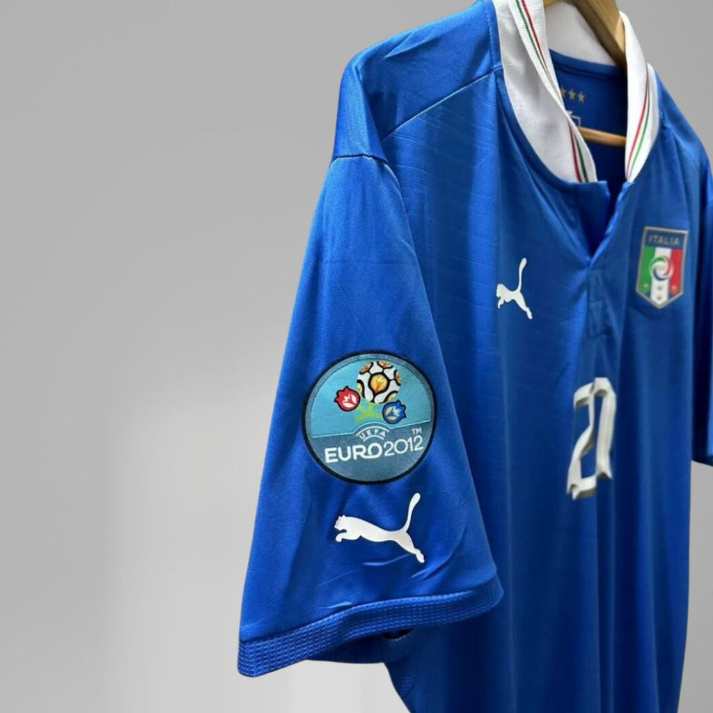2012 Italy Home Jersey - Retro Soccer Jersey