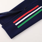Italy FIGC Navy Full Zip Training Tracksuit 24/25 - Retro Tracksuit