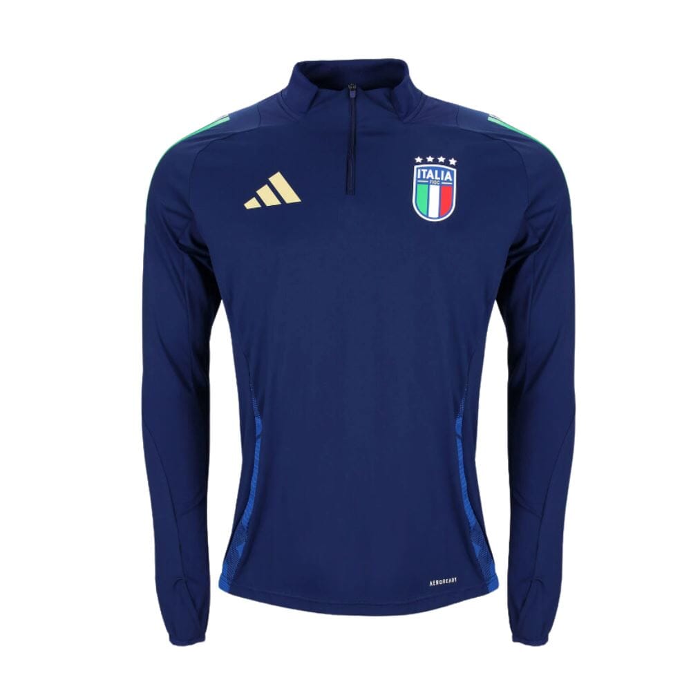 Italy FIGC Navy Training Tracksuit 24/25 Kids - Retro Tracksuit