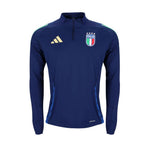 Italy FIGC Navy Quarter Zip Drill Tracksuit 24/25 - Retro Tracksuit